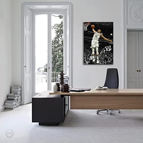 Постер на Минки annианис Антетокунмпо, „грчки навивач“ - постер за платно на кошарка за платно за маж пештера канцеларија дома, кошаркарска wallидна
