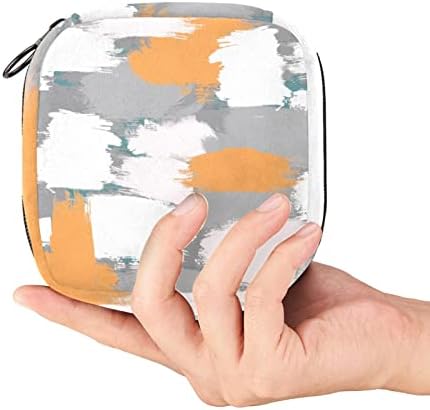 Во боја на сликарство мозочни удари санитарна торба за складирање на салфетка, преносен период, торбички торбички за период за менструална