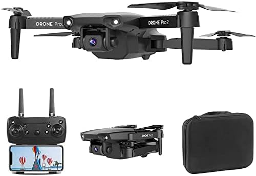 UJIKHSD преклопни беспилотни летала со двојна 4K HD камера за возрасни, RC Quadcopter WiFi FPV видео, Holding Hold, режим без глава, еден