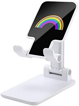 Виножито ЛГБТ гордоста на десктоп десктоп мобилен телефон, преносен прилагодлив штанд за додатоци за патувања