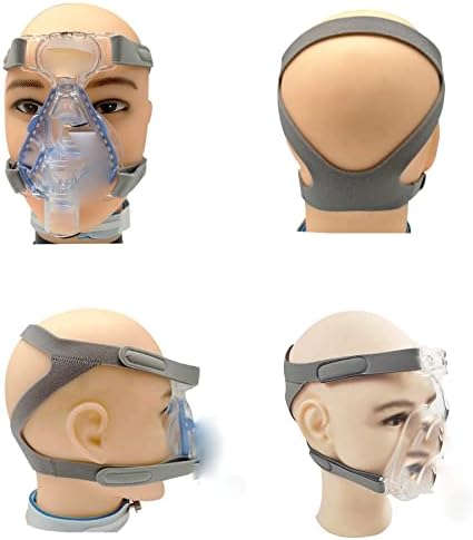 Универзална CPAP глава за глава за замена на лентата за замена Компатибилна со ResMed Mirage Series & Philips Respironics CPAP маска удобно издржлив истегнат материјал среден материјал