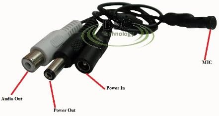 DSC-MP100 со висок чувствителен мини микрофон со моќност за безбедносен звучен звучен мониторинг на звук, снимање на гласовно следење на звукот