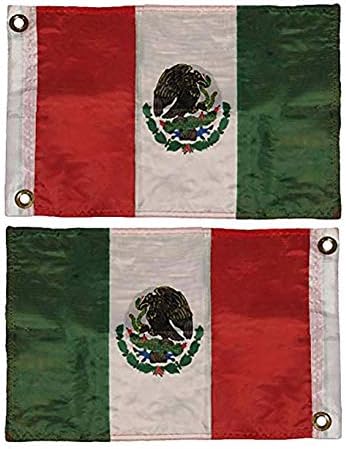 12x18 Мексико Мексикански MX двострано полинонско знаме на брод 12 x18 банер