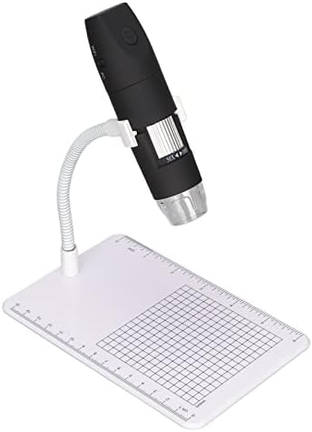 Безжичен дигитален микроскоп, 50x-1000x зголемување на WiFi преносни рачни микроскопи со прилагодлив штанд, 8 LED HD USB микроскоп