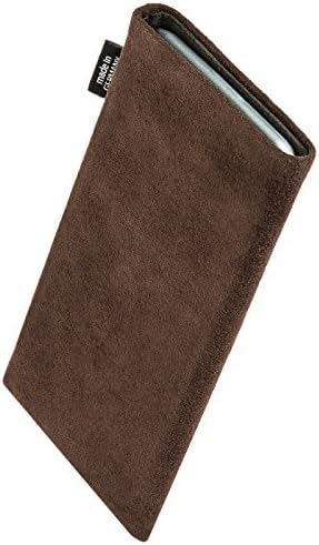 Fitbag Classic Brown Custom прилагодена ракав за Samsung Galaxy A52S 5G | Направено во Германија | Оригинална покривка на случајот со торбичка