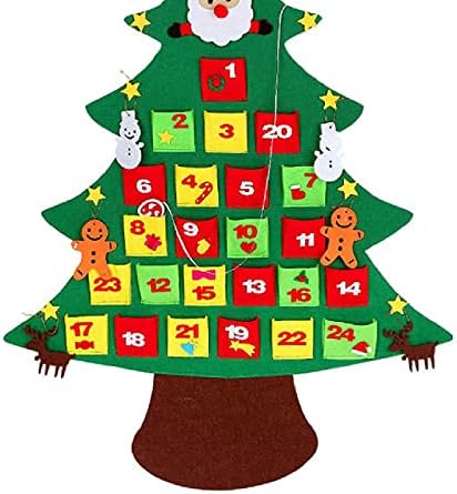 Хомери Божиќ Доаѓањето Календар Ѕид Виси САМ Календар Одбројувањето До Божиќ Со Џебови Дома Божиќ Декор