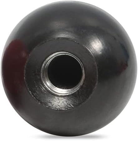 20 парчиња црна црвена црвена бакелитска топка рачка копче M4 -M12 Iron Inser Insert Lathe Ball Ball Knob Iron Core Knob Knob Fible