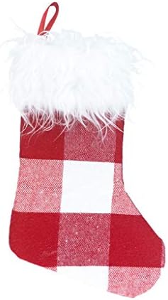 КСИОС 2022 Новогодишна Елка Мали Кадифни Божиќни Чорапи Торба За Подароци Приврзок Хартија За Подароци За Вљубени