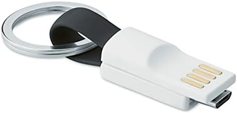 Boxwave Кабел Компатибилен Со LG Тон Платина+ - Микро USB Привезок Полнач, Клуч Прстен Микро USB Кабел За LG Тон Платина+ - Џет Црна
