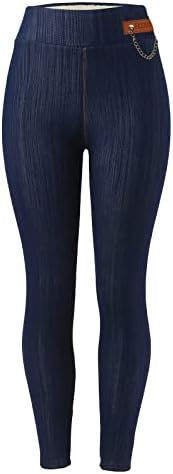 Широка Нога Обични Панталони За Жени Жени Мода Обични Високи Топли Јагниња Руно Хеланки Женски Панталони Секојдневен Плус