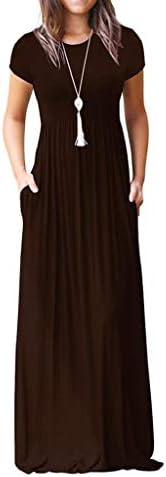 Terbklf жени лабава долга макси фустан случајна плус големина преголема забава топка фустани едноставен цврст плетен фустан