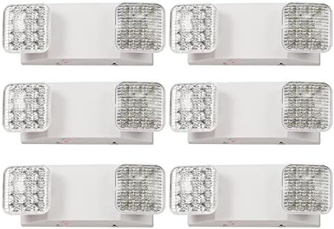 Tanlux LED светла за итни случаи со резервна копија на батеријата, две комерцијални светла за итни случаи што се прилагодени на