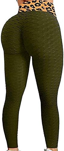 Оиолој долги високи половини панталони со нозе дама со џебови есенски слаби панталони еластичен памучен спорт грд