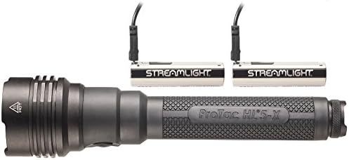 Streamlight 88081 ProTac HL 5-X USB 3500-Лумен Батериска Ламба со 2 SL-B26 Батерија Пакет, ДВОЈНА USB Кабел И Рачниот Зглоб Јаже, Црна Кутија Спакувани