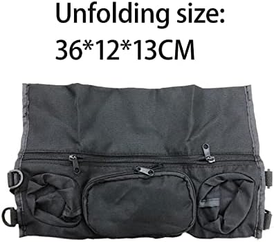 Организатор на шетач на алменкла торба Универзални мулти џебови со патент бебешки пелена торба за расадска торба за складирање Оксфорд лесна