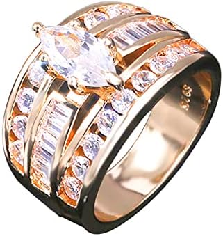 2023 година Нов интапиран бакарен моден прстен накит циркон, популарен дами подароци за дами, цветни прстени мажи