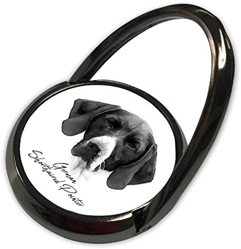 3drose Alexis Design - раса на кучиња - германски портрет на кучиња со потенци. Подарок за раса на кучиња - телефонски прстен
