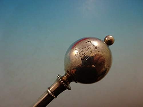 Модел на крај на топката 2 од Венд Стерлинг Сребрена мраз лажица прободена Брит исечена 10 “