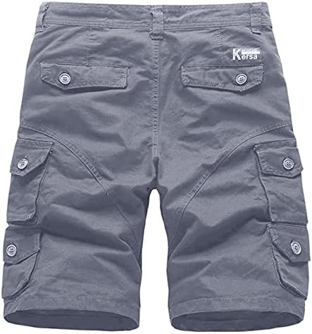 Kinaoggo плус големина машка карго шорцеви случајна работа кратка панталона патент права панталони лабави пакувања летна големина m до 4xl