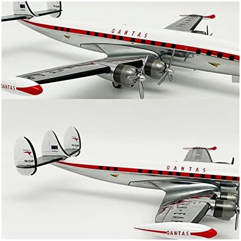 Симулациски модел на модел на авион Зимагу 1/200 скала Qantas L-1049 L1049 SuperConstellation Aircraft Model Airbus Collectibles