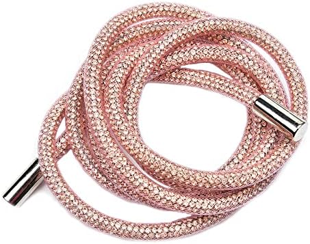 Популарна облека 138 см тркалезна јаже јаже дијамантска цевка за кастрење DIY панталони за додатоци за додатоци за облека