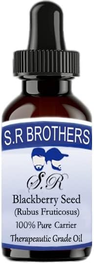 S.R браќа Blackberry Семе чисто и природно масло од носач на терапевтско одделение 100мл