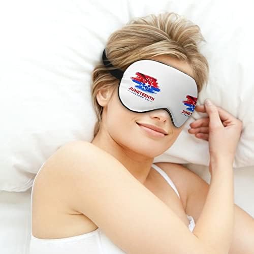Ден на независност Ден на слобода Денот на спиење маски за затемнување на окото со прилагодлива еластична лента ноќно слепило за жени мажи, јога