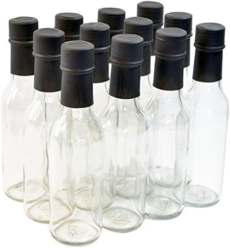 убаво шишиња Проѕирни Стаклени Вуди Шишиња Со Капсули За Смалување, 5 Мл, Случај од 12