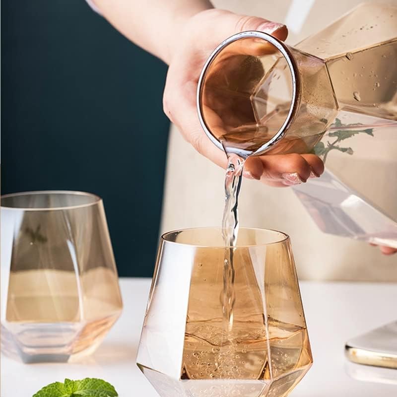 SDFGH вода садови стакло карафе Поставете капаче за дрво за декланти за пиење вино во вода за пиење вода
