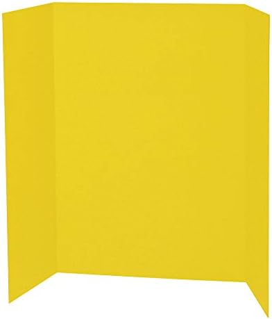 Одбори за презентација на Пејкон P3769, единечен wallид, 48 x 36, жолта, 24 броја