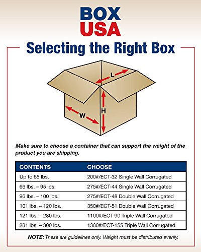 Box USA 24x20x20 брановидни кутии, големи, 24L x 20W x 20h, пакет од 10 | Испорака, пакување, движење, кутија за складирање за дома или бизнис,