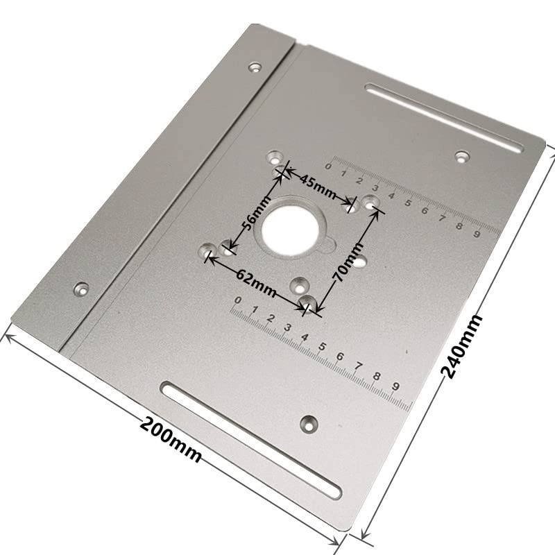 Систем за кревање на табела за рутер 4 Основа за кревање на вилицата за стегање со рачка за машина од 64мм до 66мм