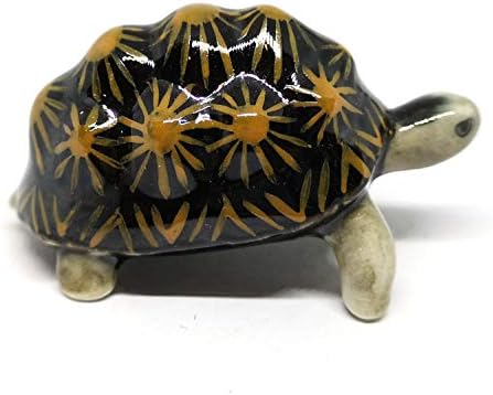 Зоокрафт керамичка радијална желка фигура рака насликани порцелански минијатурни декор колекционери