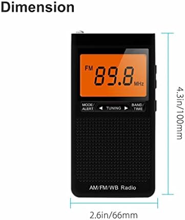 Ytyzc итен џеб радио преносен временски предупредување за аларм часовници за автоматско пребарување канали мини