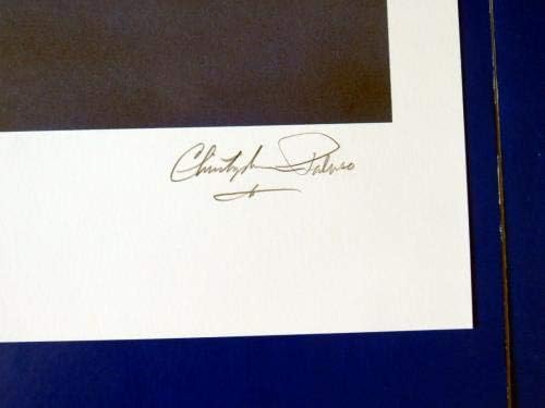 Карл Хабел потпиша 18х24 литографски лито ~ ny giants Ltd 353/800 ~ JSA I38660 - Автограмирана MLB Art