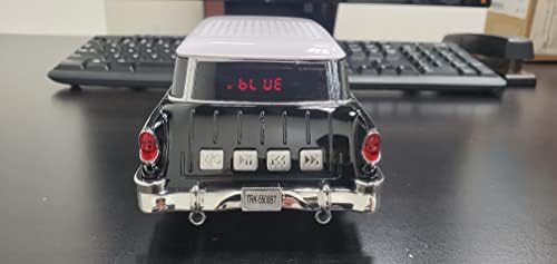 AudioBox 1955 Bel Air Bluetooth звучник за автомобили Ретро возење со FM Radio, USB, SD, Aux влез за канцеларија, дом, гаража