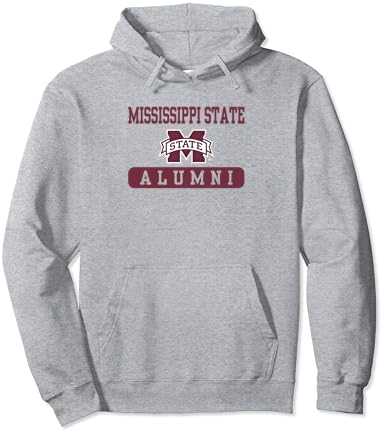 Алумни на државните булдоги на Мисисипи официјално лиценциран качулка за пуловер