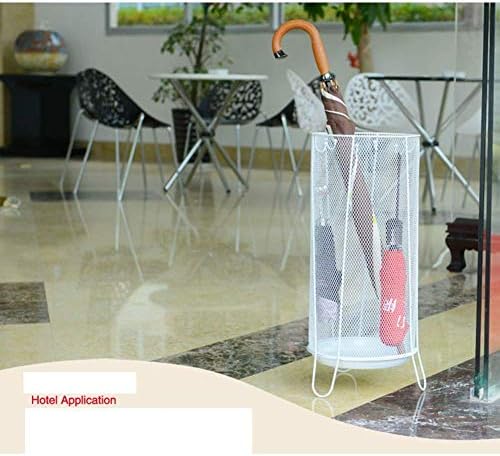 Lxdzxy чадор стои, мини w/капење и куки - држач за чадор за метал за дома и канцеларија, 20x20x59cm