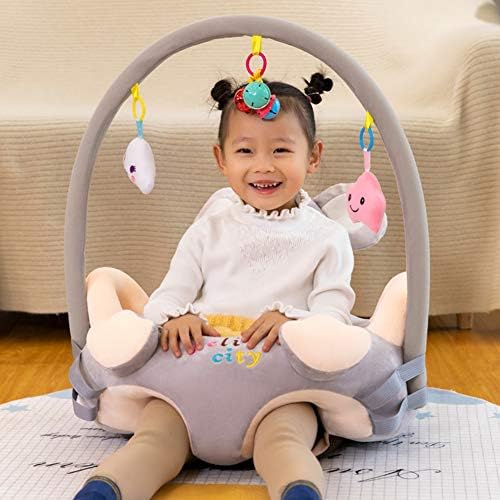 Hneizgs Бебе софа играчки, корица на седиштето за поддршка на новороденчиња, научете да седите на капакот на столот за хранење, меки симпатични