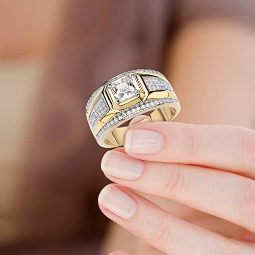 2023 Нов капка вода во форма на целосен дијамантски lубовник прстен моден шуплив прстен женски палецот прстени