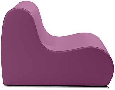 Џекс Мидтаун Средна Училница Мека Пена Стол-Премиум Винил Покритие-Виолетова