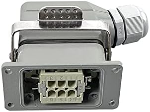 RFXCOM конектори за тешки пречки HDC-HE-006 Завртки за завртки 500V Индустриски правоаголен авијациски конектор приклучок 1 парчиња