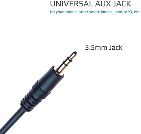 Адаптер за автомобили во Aux 3,5 mm Jack Audio Cable Connector Mini ISO Socket за Lancia Musa 350, Ypsilon 846, Ypsilon 843, Smart