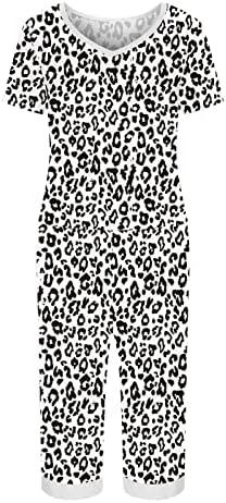 Femaleенски 2023 облека модна памучна графичка графичка капри за нозе панталони сетови есен летни панталони сетови за женски J7 J7