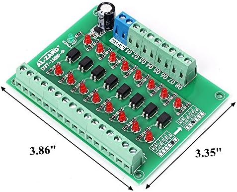 IS Icstation 24V до 5V 8 канален конвертор на сигнал PLC-PNP, табла за изолација на OptoCoupler, модул за конвертор на ниво на напон