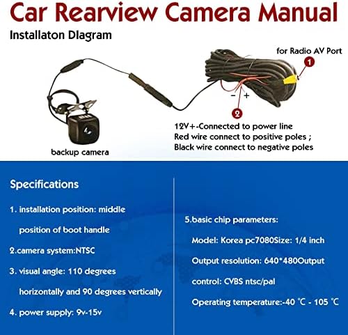 Dyrdinshow Tailgate Hander Backup Camera Camera For Chevy Silverado GMC Sierra 1500 2007-2013 2500/3500 Heavy Duty 2007-2014 Обратни камери