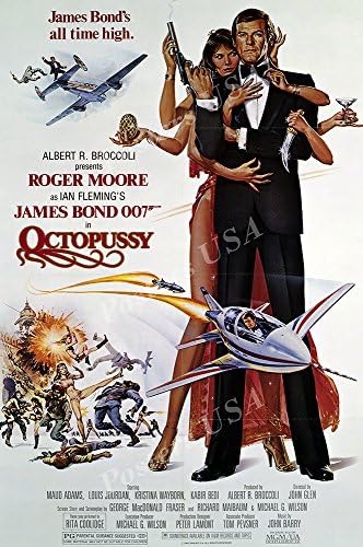 Постери САД 007 Октопсис Jamesејмс Бонд Филм Постер Сјајно завршување - MOV197)