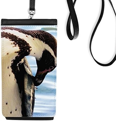 Океан Антарктик пингвин наука природна слика Телефонска чанта чанта што виси мобилна торбичка црн џеб