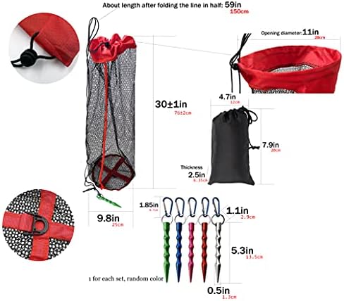 Опсевен торба за мамка за риболов, риболов мрежа FSIH, ја одржува живата мамка здрава и активна
