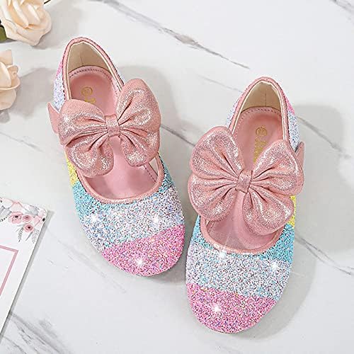 Rhinestone лак единечни чевли девојки танцуваат сандали бебе бисери чевли чевли чевли чевли деца кристална принцеза желе чевли